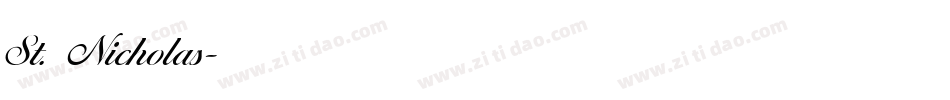 St. Nicholas字体转换